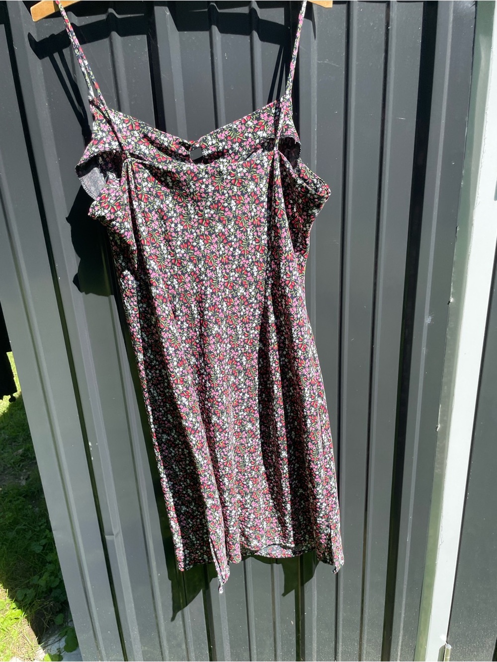 Vintage 90s Jessica Ditsy Floral Slip Mini Dress S M - Picture 5 of 7
